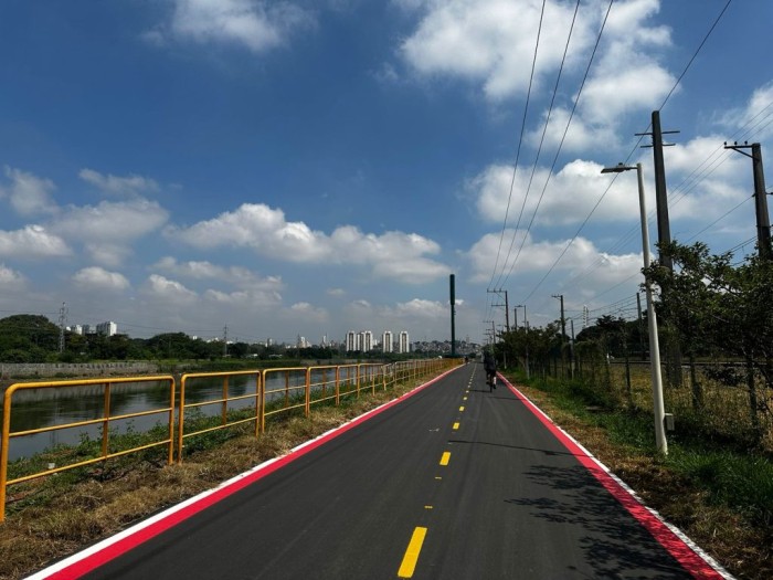 O local recebe cerca de 150 mil ciclistas por mês