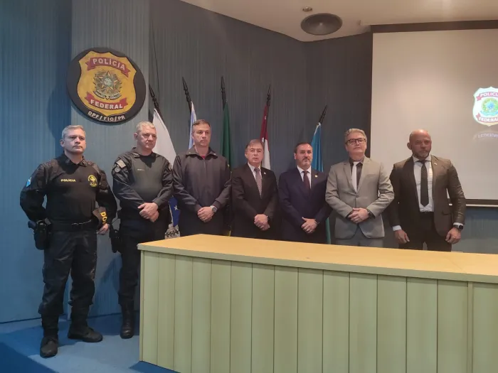 Delegado-Geral da Polícia Civil participa no Paraná, do lançamento do Plano de Atuação Integrada na Fronteira Brasil-Paraguai