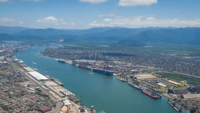 Obras vão melhorar a logística do maior complexo portuário do Brasil - Foto: Divulgação/APS