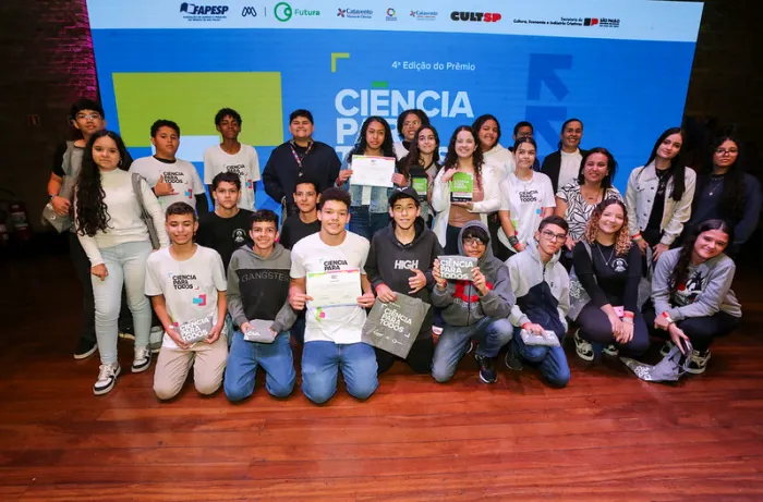 Estudantes da rede pública do estado de São Paulo vencem a 4ª Edição do Prêmio Ciência para Todos