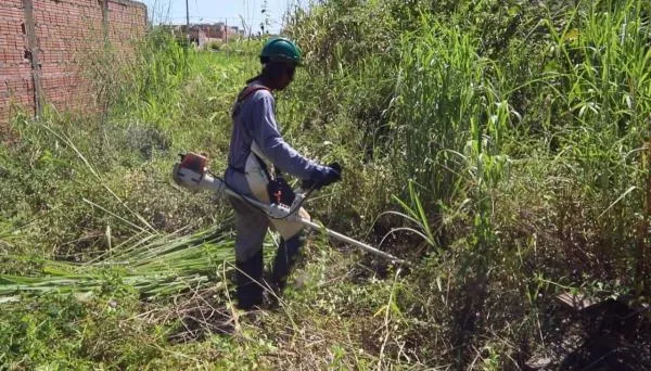 Presidente solicita limpeza na área pública do bairro Bell Valle