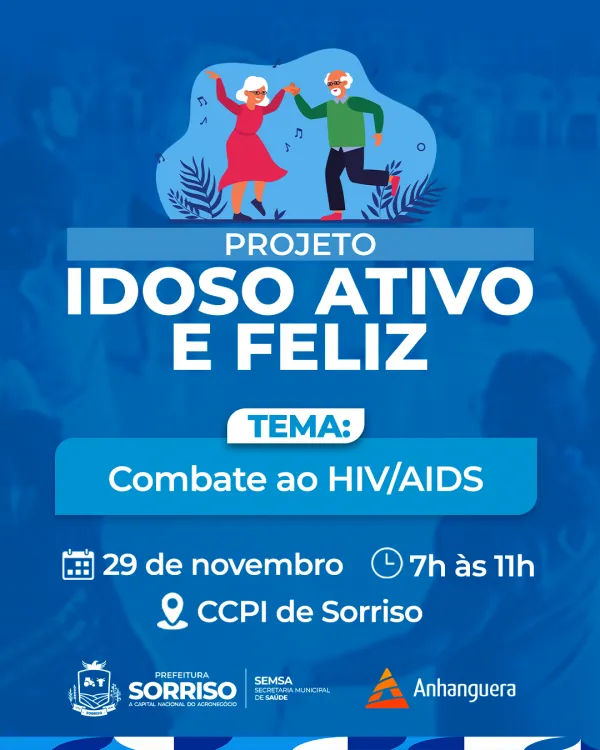 Projeto Idoso Ativo e Feliz oferece manhã de saúde e convivência
